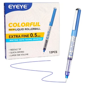 Bolígrafos Punta Aguja Tinta Negra Azul PVN159.5 12 Piezas