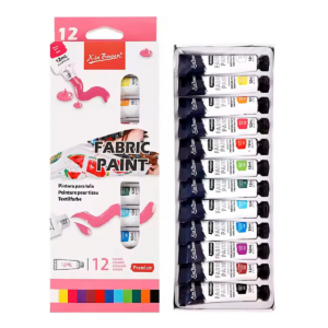 Uffiziarts Kit De Pintura Tela Ropa Textil 12 Colores 12ml