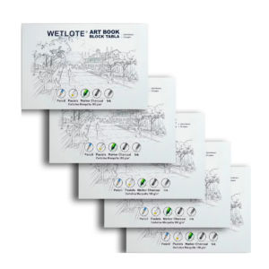 Block De Dibujo Marquilla Wetlote 32x49cm Med 20 Hojas 5pz