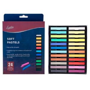 Gises Pastel Suaves Uffiziarts Set 24 Colores