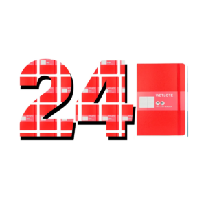 Paquete De Mayoreo Wetlote Libreta A5 14x21 Cm Raya 106 H