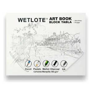 Block De Dibujo Marquilla Wetlote 24.5x32cm Ch 20 Hojas