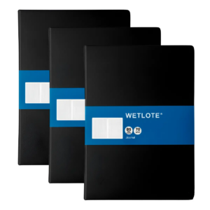 Set 3 Libretas Wetlote B5 Cuadros Tapa Blanda Lisa 70g/m2