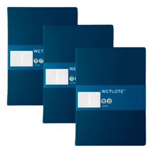 Set 3 Libretas Wetlote B5 Cuadros Tapa Blanda Lisa 70g/m2