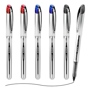 Bolígrafo De Gel Eyeye Pvr-200 0.7mm Punto Roller 6 Piezas Azul/rojo/negro