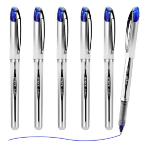 Bolígrafo De Gel Eyeye Pvr-200 0.7mm Punto Roller 6 Piezas Azul