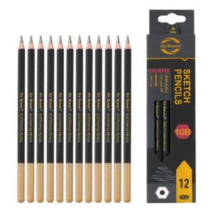 Set 12 Lápices Grafito Sketch Escritura Dibujo 10b