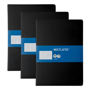 3 Libretas De Rayas Wetlote B5 Tapa Blanda Lisa 70g/m2
