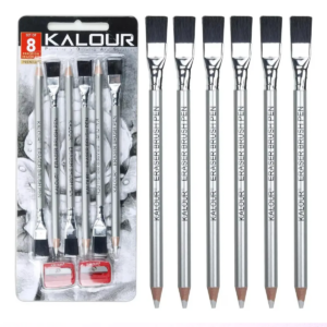 Uffiziarts 6 Goma Borracha Con Escobeta Y 2 Sacapuntas