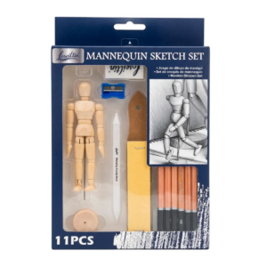 Set De Dibujo Uffiziarts Con Maniquí Y 11 Piezas